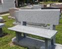 Ideal for sitting in remembrance, this bench monument offers a meaningful touch loved ones can embrace. 