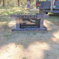 COLORED RED GRANITE CREMATION BENCH JOHNSON BENCH ENGRAVING 